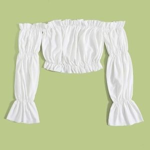 White Off The Shoulder Top